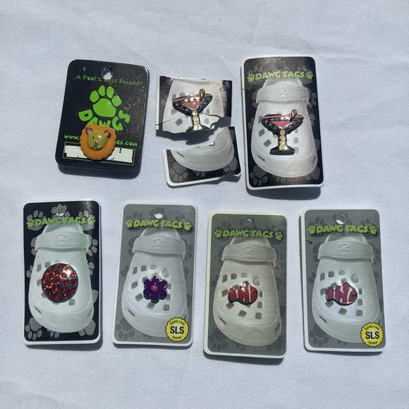 Dawg Tags Red Rhinestone Diamonds Crystals - Picture 8 of 8